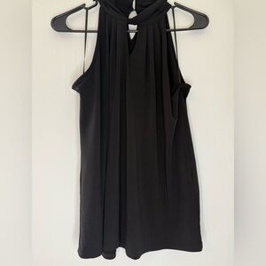 Adrianna Papell Black Relaxed Tank Top